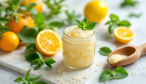 Citrus Mint Sugar Scrub - Little Flower Soap Co