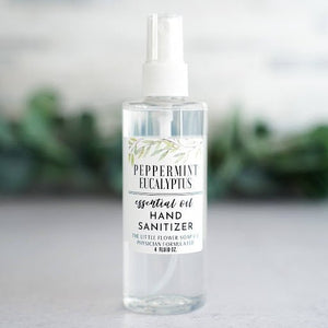 Fresh Hands, Pure Vibes: Eucalyptus Hand Sanitizer - Little Flower Soap Co