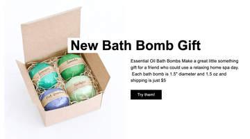FUN FIZZY FEATURE : Bath Bombs - Little Flower Soap Co