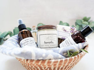 Natural Candle Gift Box Ideas - Little Flower Soap Co