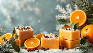 Orange Clove Soap Holiday Spice Bliss - Little Flower Soap Co