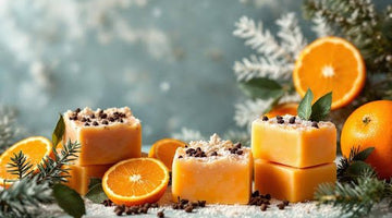 Orange Clove Soap Holiday Spice Bliss - Little Flower Soap Co