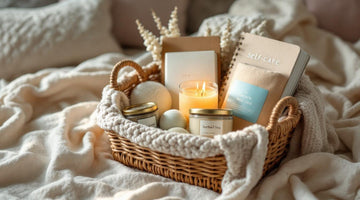 Relaxing Self Care Basket Gift for Women - Little Flower Soap Co