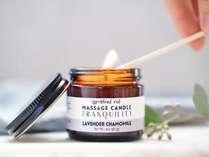 Tranquility Massage Candle - Little Flower Soap Co