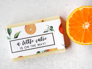 A Little Cutie is on the way - Favor Soap - Little Flower Soap Co
