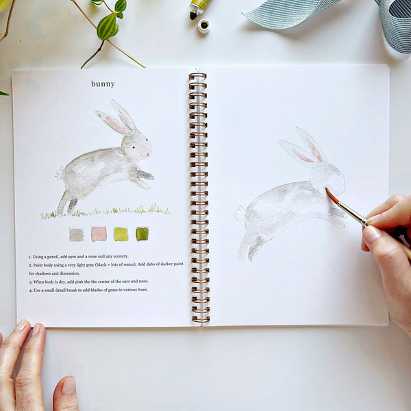 Animals Watercolor Workbook - Little Flower Soap Co
