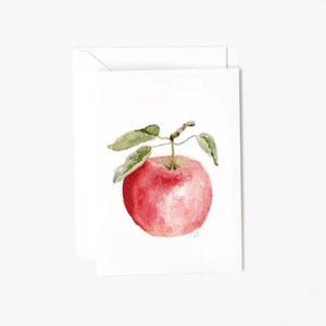 Apple Mini Notecard - Little Flower Soap Coblank cardcardemily lexGreeting Card