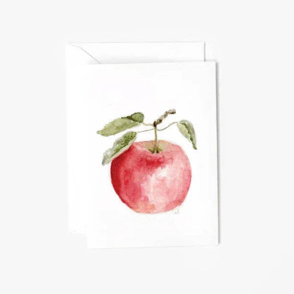 Apple Mini Notecard - Little Flower Soap Coblank cardcardemily lexGreeting Card