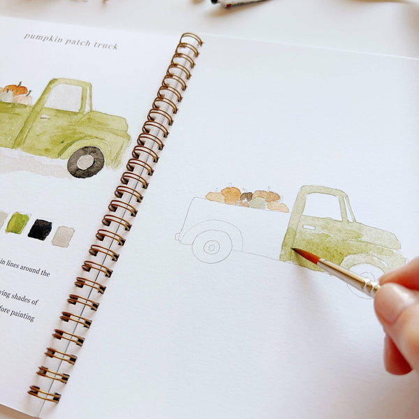 Autumn Watercolor Workbook - Little Flower Soap Co