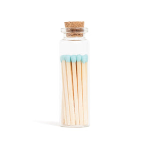 Baby Blue Matches in Small Corked Vial - Little Flower Soap Co