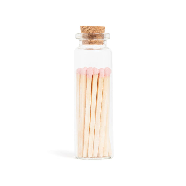 Baby Pink Matches in Small Corked Vial - Little Flower Soap Co