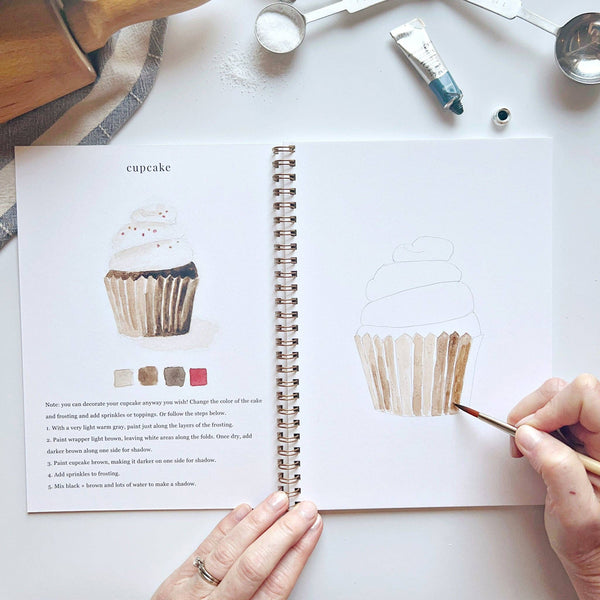 Baking Watercolor Workbook - Little Flower Soap Co