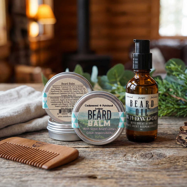 Beard Balm 1oz Tin - Little Flower Soap CobalmBeardBeard BalmBeard Care