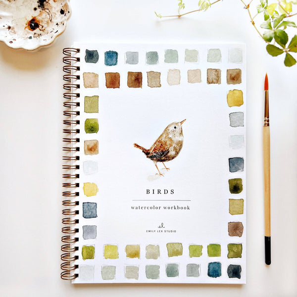 Birds Watercolor Workbook - Little Flower Soap Co