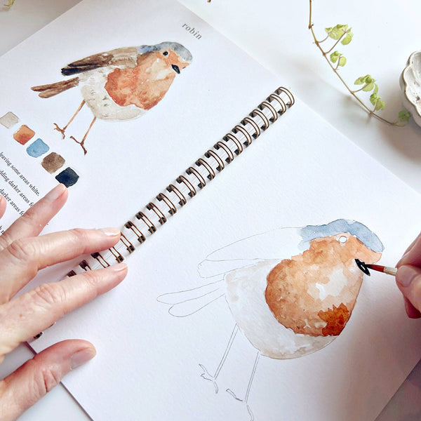 Birds Watercolor Workbook - Little Flower Soap Co