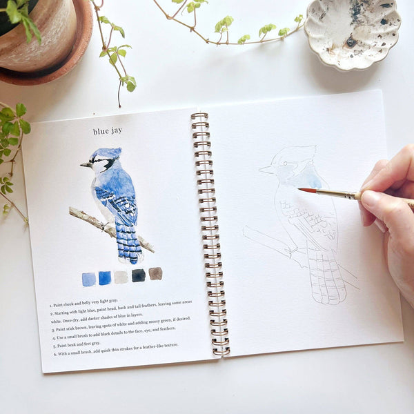 Birds Watercolor Workbook - Little Flower Soap Co