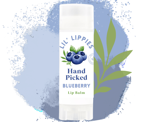 Blueberry Lip Balm - Lil' Lippies Kids - Little Flower Soap Co