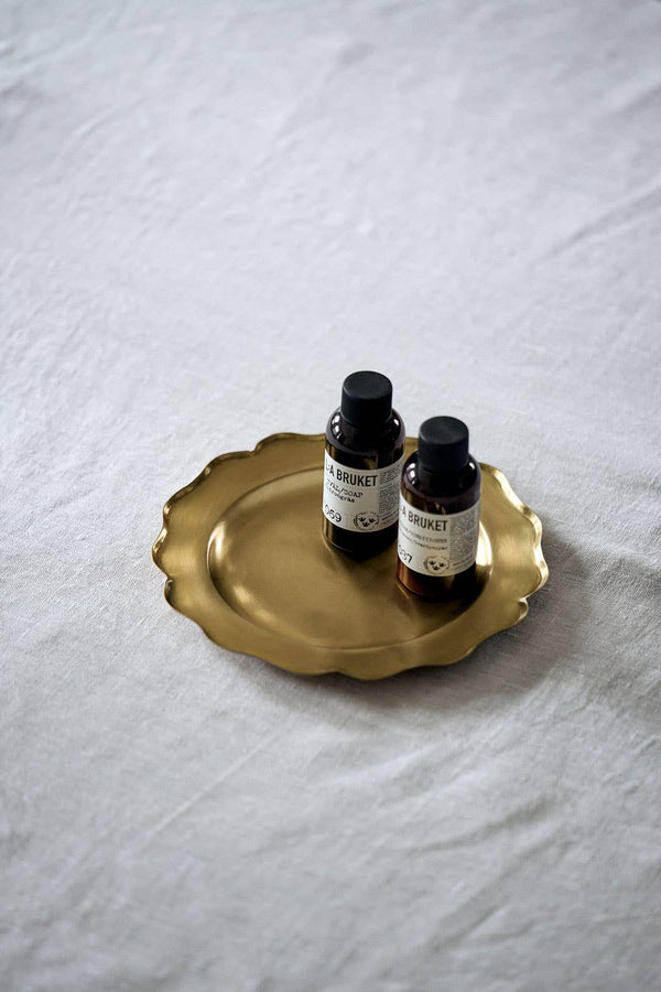 Brass Decorative Tray - Little Flower Soap Co