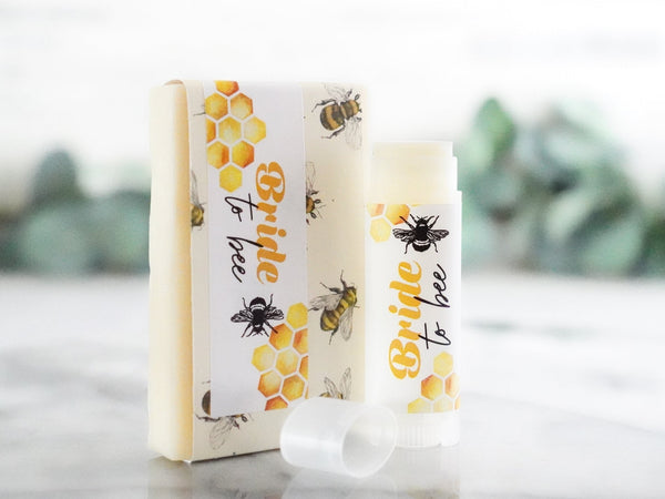 Bride to Bee Baby Shower Favors or Engagement Announcement Gifts - Little Flower Soap Co