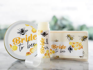 Bride to Bee Baby Shower Favors or Engagement Announcement Gifts - Little Flower Soap Co