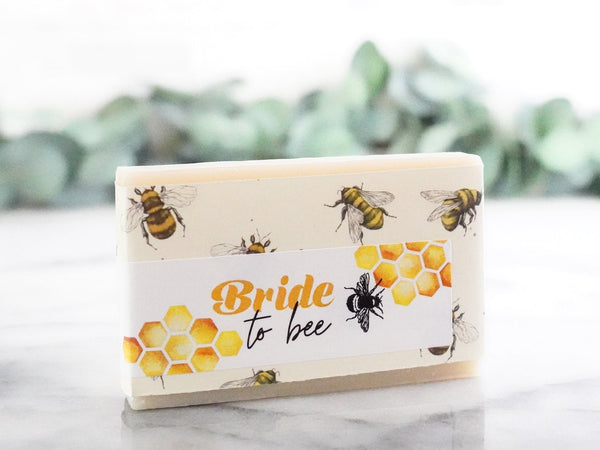 Bride to Bee Baby Shower Favors or Engagement Announcement Gifts - Little Flower Soap Co