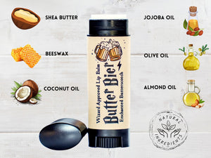 Butter Bier - Harry Potter wizarding world lip balm - Little Flower Soap Co
