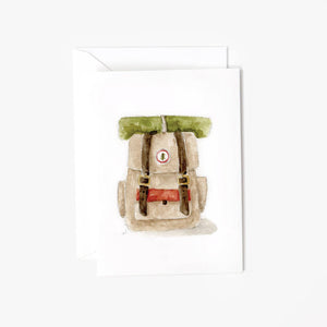 Camp Backpack Mini Notecard - Little Flower Soap Co