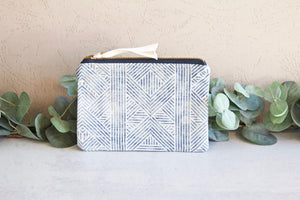 Canvas Cosmetic Zip Bag - Little Flower Soap Co