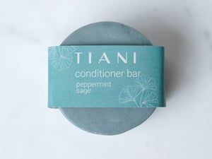 Conditioner Bar: Peppermint Sage - Little Flower Soap CoConditionersageSolid Conditionerhair
