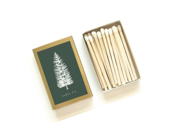 Decorative Botanical Match Box - Noble Fir - Little Flower Soap Co