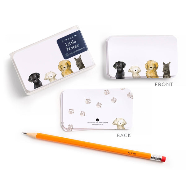 Dog Days Little Notes NEW 55 Count - Little Flower Soap Coanimalblank cardcardGreeting Card