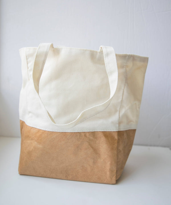 DuPont Paper and Canvas Tote - Little Flower Soap Co