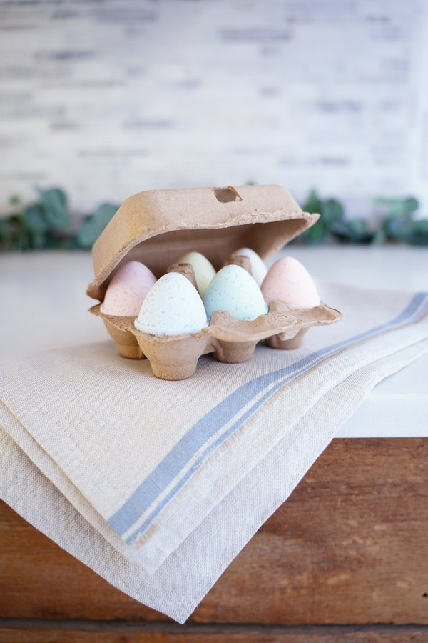 Easter Egg Essential Oil Bath Bombs - Gift Box of 6 - Little Flower Soap Cobath and beautyBath and Showerbath bombbath bombs