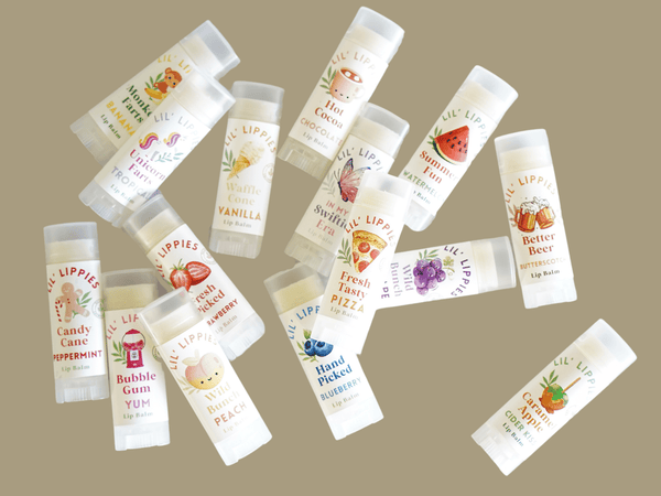 Fresh Picked Strawberry Lip Balm - Lil' Lippies Kids - Little Flower Soap Co