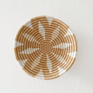 Gahoma Handwoven Small Bowl | Decorative Catchall Basket - Little Flower Soap Coall naturalbasketbeigeBathroom Decor