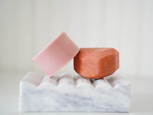 Grapefruit Patchouli Shampoo & Conditioner Bar Set - Little Flower Soap CoBath and Showerconditioner barEco Friendlyshampoo