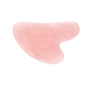 Gua Sha Facial Massage Stone - Rose Quartz - Little Flower Soap Co
