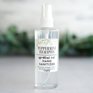 Hand Sanitizer Peppermint Eucalyptus - Little Flower Soap Co