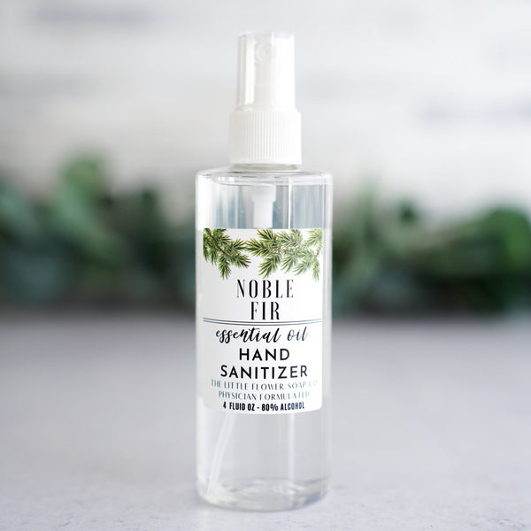 Hand Sanitizer Peppermint Eucalyptus - Little Flower Soap Co