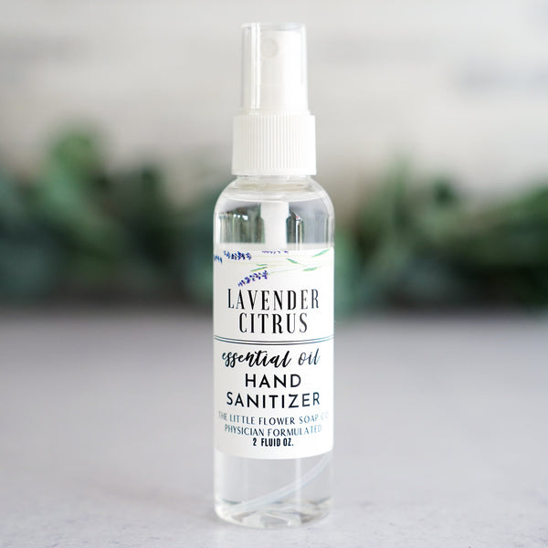 Hand Sanitizer Spray Orange Clove - Little Flower Soap Co