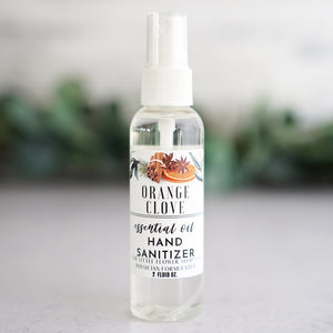 Hand Sanitizer Spray Orange Clove - Little Flower Soap Co