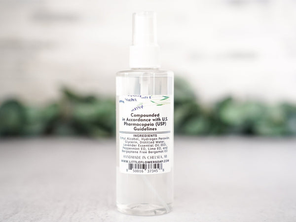 Hand Sanitizer White Thyme & Rosemary - Little Flower Soap Co