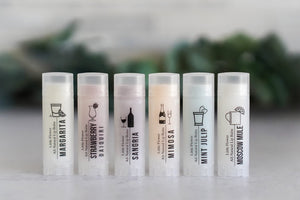 Happy Hour Cocktail Lip Balms - Set of 3 - Little Flower Soap Co
