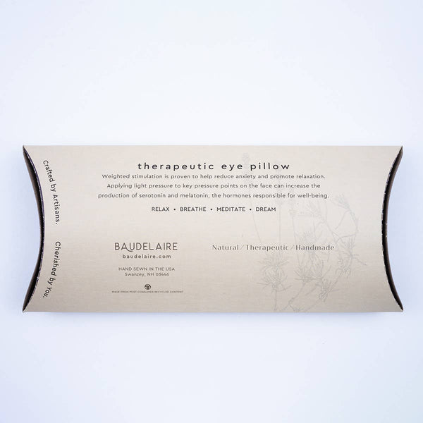 Indigo Palm - Relaxing Weighted Lavender Eye Pillow - Little Flower Soap Co