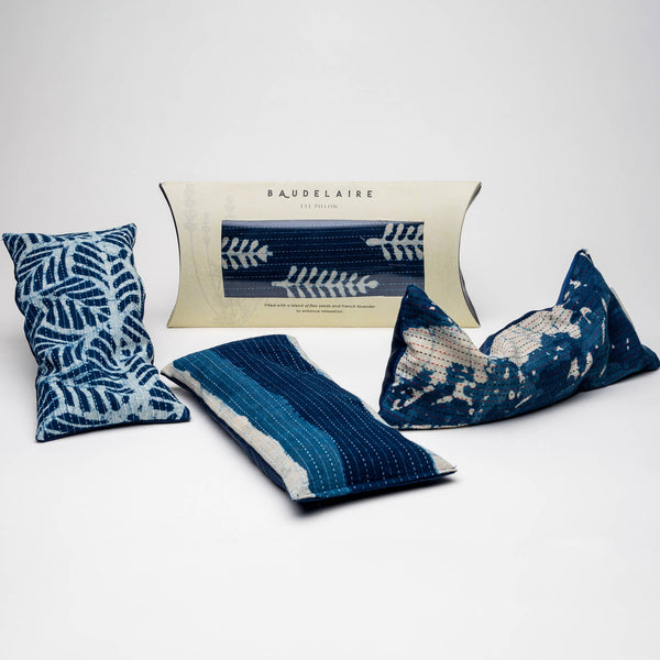 Indigo Palm - Relaxing Weighted Lavender Eye Pillow - Little Flower Soap Co