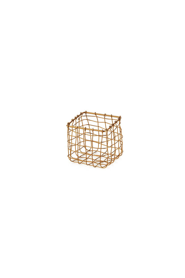 Iron Wire Basket Square - Little Flower Soap Co