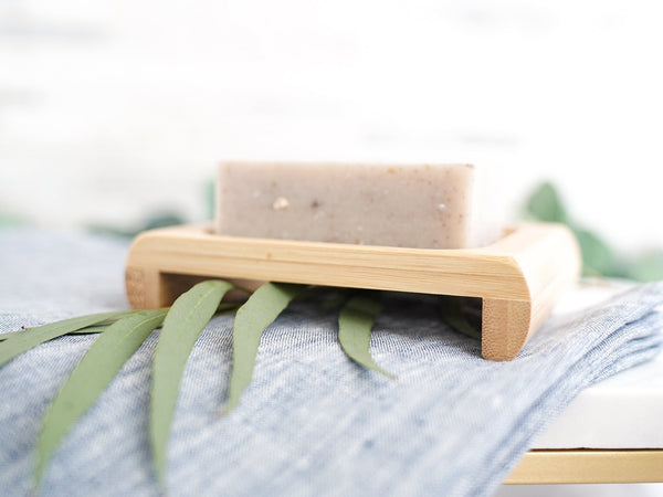Lattice Bamboo Soap Lift Dish - Little Flower Soap Co