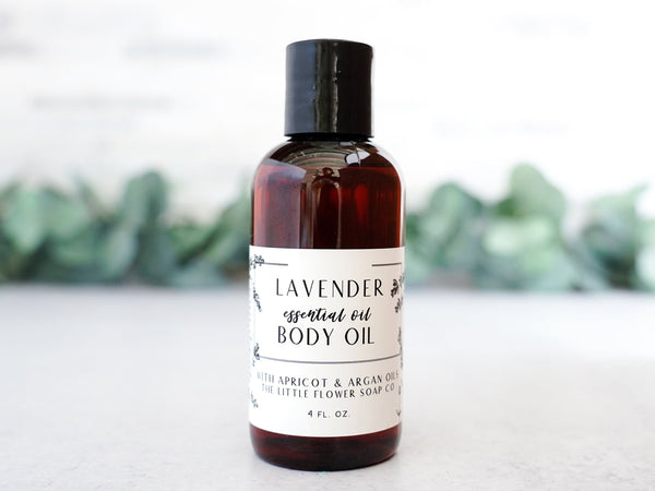 Lavender Body Oil - Little Flower Soap Co