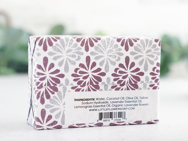 Lavender Lemongrass - Handmade Bar Soap - Little Flower Soap Co