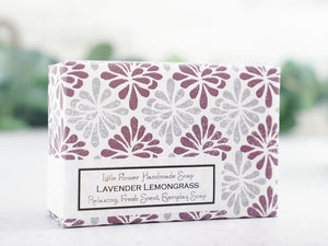 Lavender Lemongrass - Large Bar Soap 6oz - Little Flower Soap Co